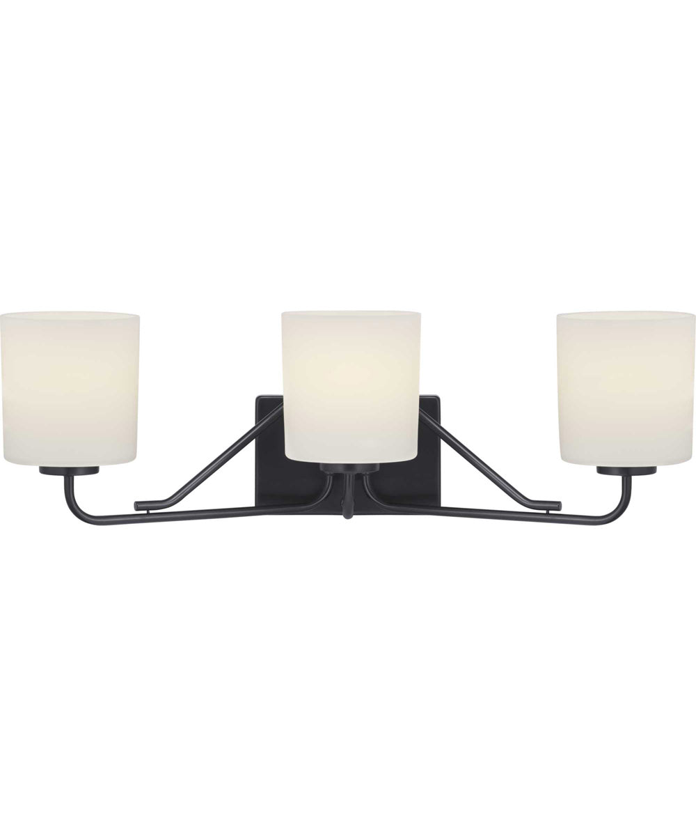 Tobin 3-Light Bath & Vanity Matte Black