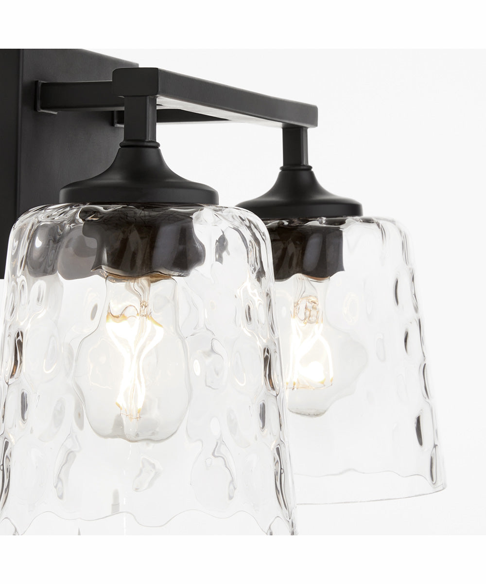 Eldorado 2-light Bath Vanity Light Matte Black