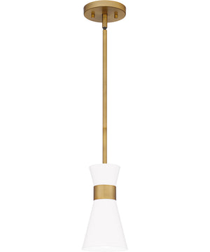 Fremont Small 1-light Mini Pendant Aged Brass