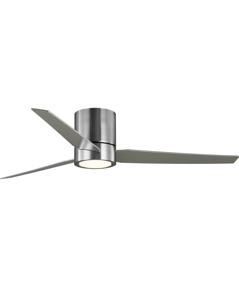 Braden 56" 3-Blade Indoor Hugger Ceiling Fan Brushed Nickel