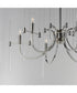 Divine 6-Light Chandelier Polished Nickel