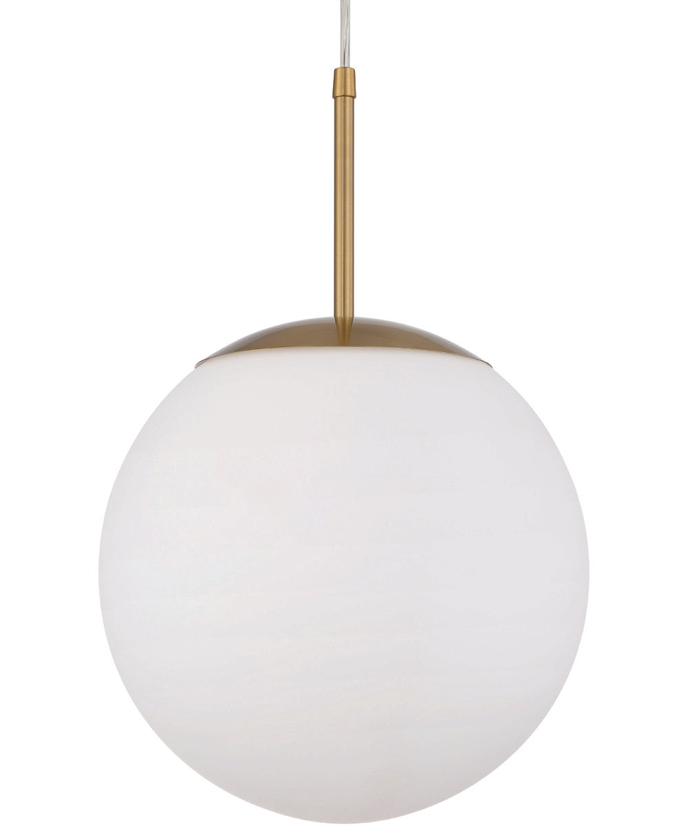 Gaze 1-Light Pendant Satin Brass