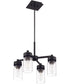 Bennet 4-Light Outdoor Chandelier Midnight