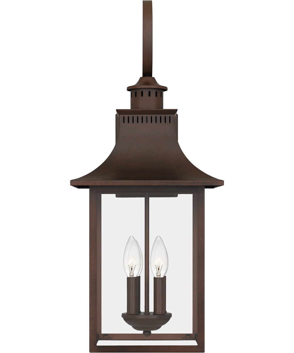 Chancellor Extra Large 4-light Outdoor Wall Light Copper Bronze