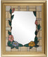 34 Inch H Peony Tiffany Mirror