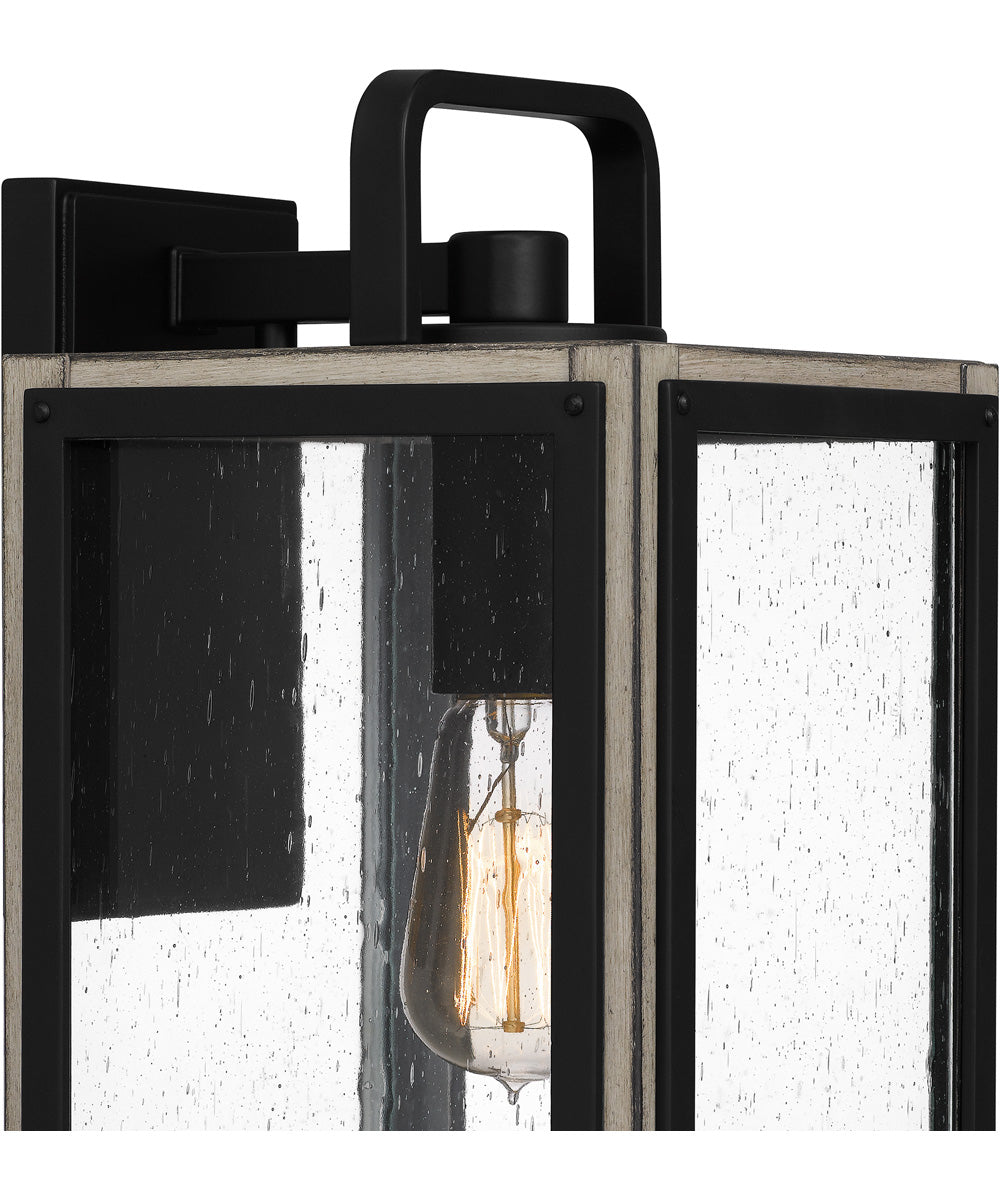 Bramshaw Large 1-light Outdoor Wall Light  Coastal Armour Aluminum Matte Black