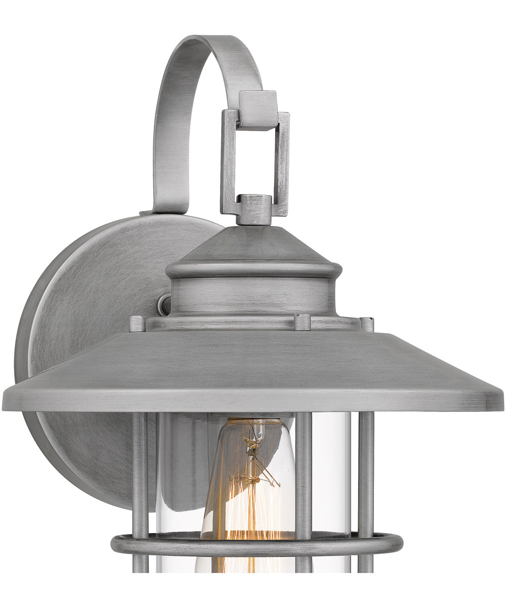 Lombard Medium 1-light Outdoor Wall Light  Coastal Armour Aluminum Antique Brushed Aluminum