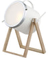 Sully 1-Light Desk/Table Lamp Matt White/Chrome