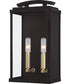 Alma Medium 2-light Outdoor Wall Light Western Bronze