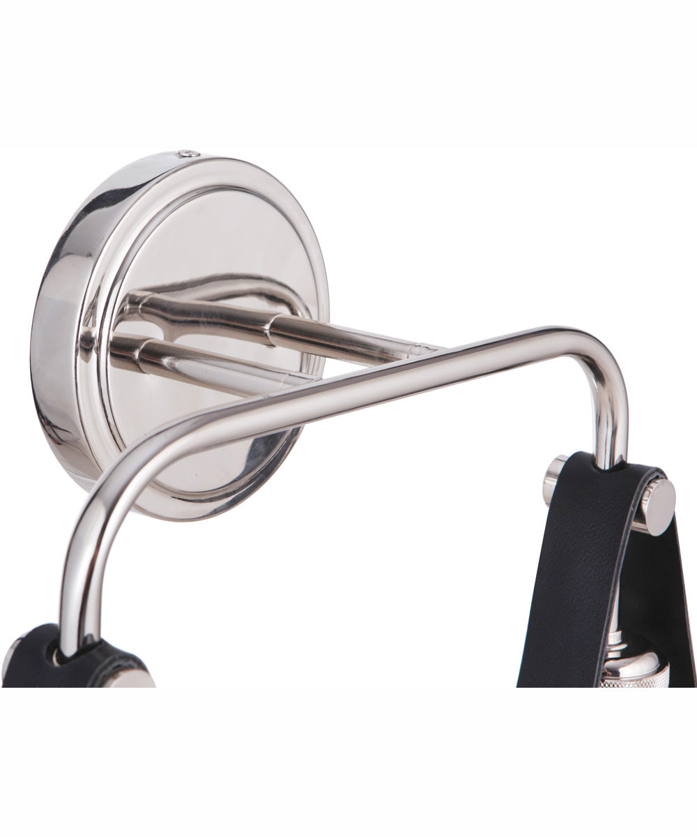 Hagen 2-Light Wall Sconce Polished Nickel