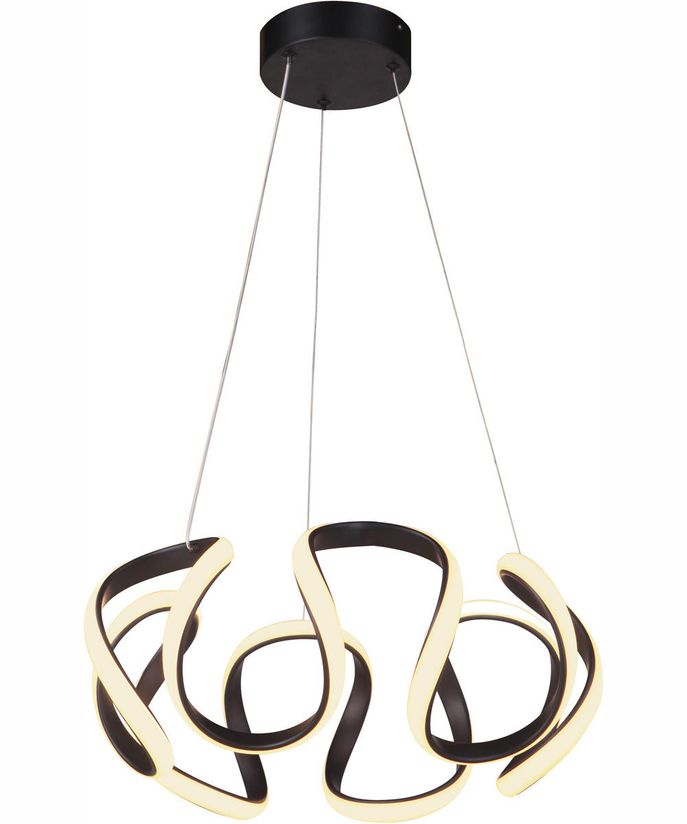 Pulse 1-Light Pendant Flat Black