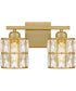 Gibson Medium 2-light Bath Light Aged Brass