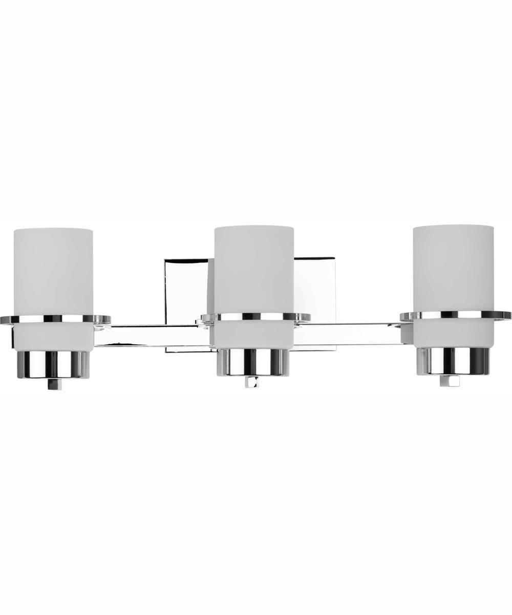 Reiss 3-Light Modern Farmhouse Vanity Light Polished Chrome
