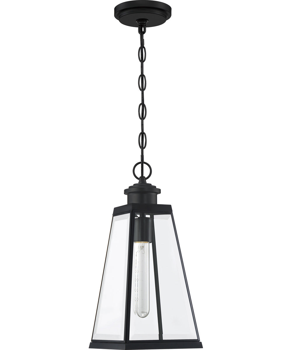 Paxton Medium 1-light Outdoor Pendant Light Matte Black