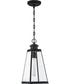 Paxton Medium 1-light Outdoor Pendant Light Matte Black