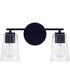 Portman 2-Light Vanity Matte Black