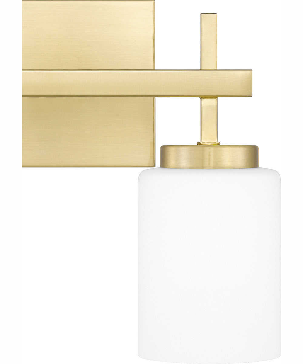 Wilburn Medium 2-light Bath Light Satin Brass