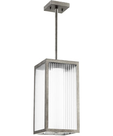 7"W Maestro 3-light LED Pendant Weathered Zinc