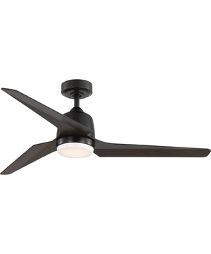 Upshur 52" Indoor/Outdoor Transitional Ceiling Fan with LED Light Kit Antique Bronze