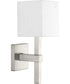 Metro 1-Light Wall Sconce Brushed Nickel
