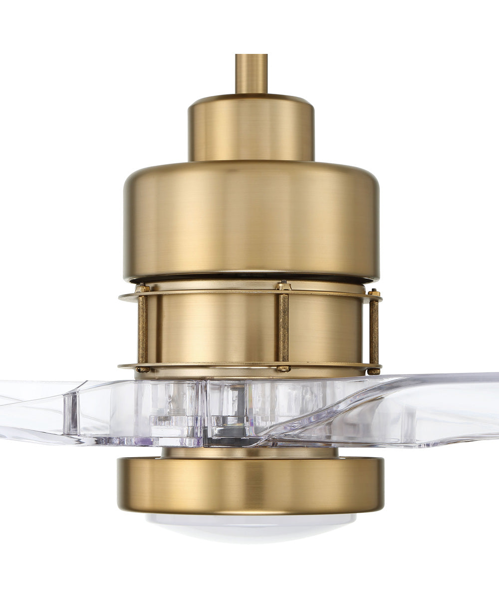 Sonnet WiFi 60 1-Light Ceiling Fan (Blades Included) Satin Brass