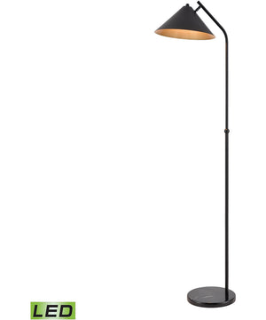 Timon 67'' High 1-Light Floor Lamp - Matte Black - Includes LED Bulb