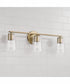 Portman 3-Light Vanity Aged Brass