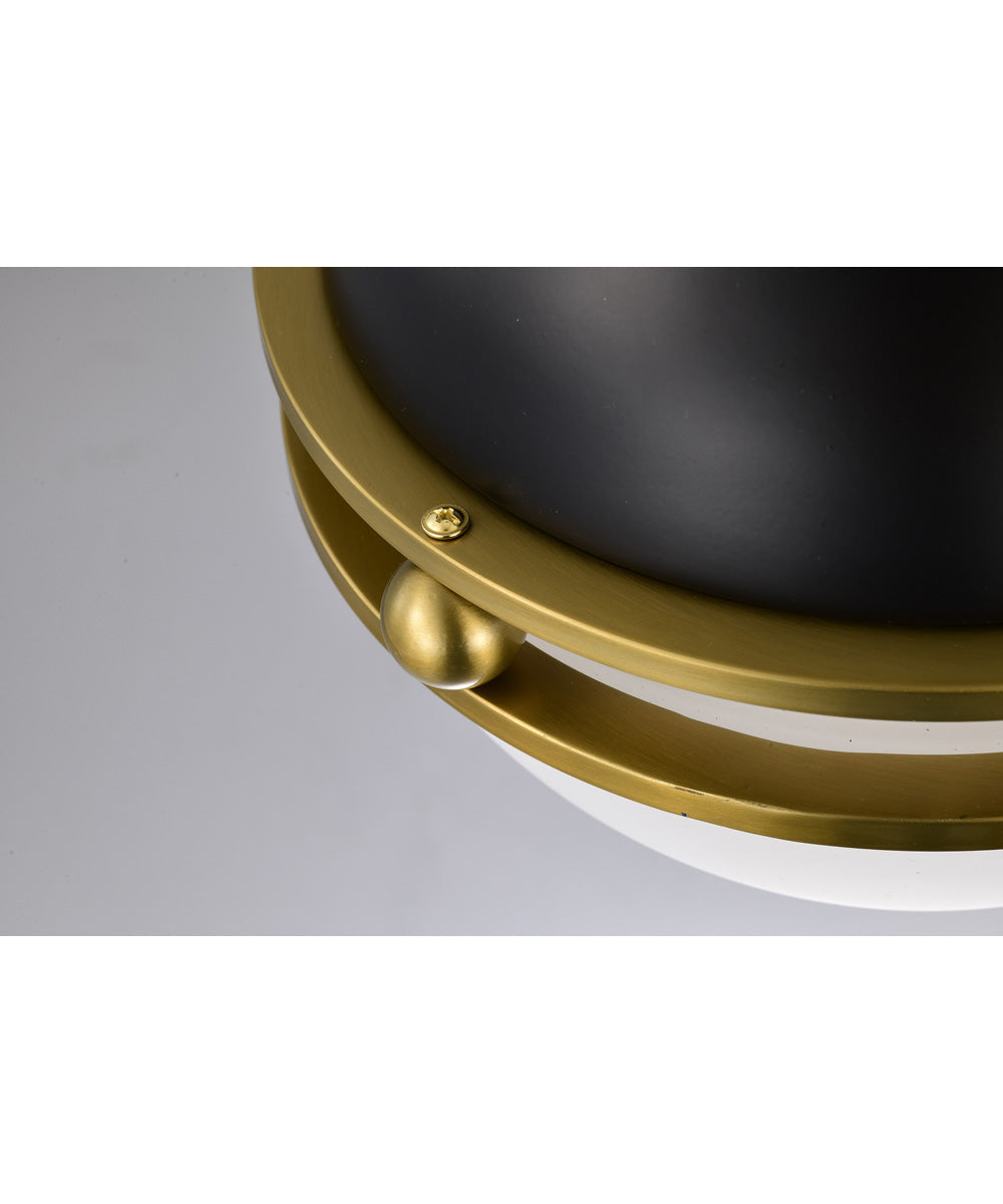 Everton 1-Light Pendant Matte Black