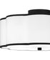 Quoizel Semi-Flush Mount Medium 4-light Semi Flush Mount Matte Black