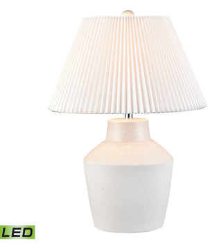 Wellfleet 27'' High 1-Light Table Lamp - White Glaze - Includes LED Bulb