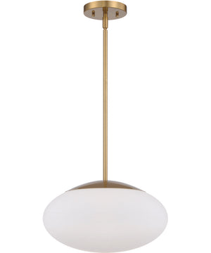 Gaze 1-Light Pendant Satin Brass