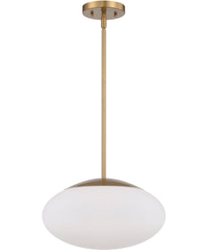 Gaze 1-Light Pendant Satin Brass