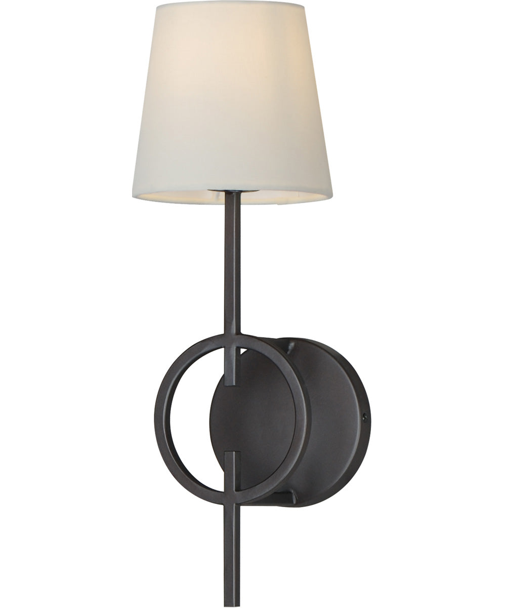 Paoli 1-Light Sconce Charcoal Bronze