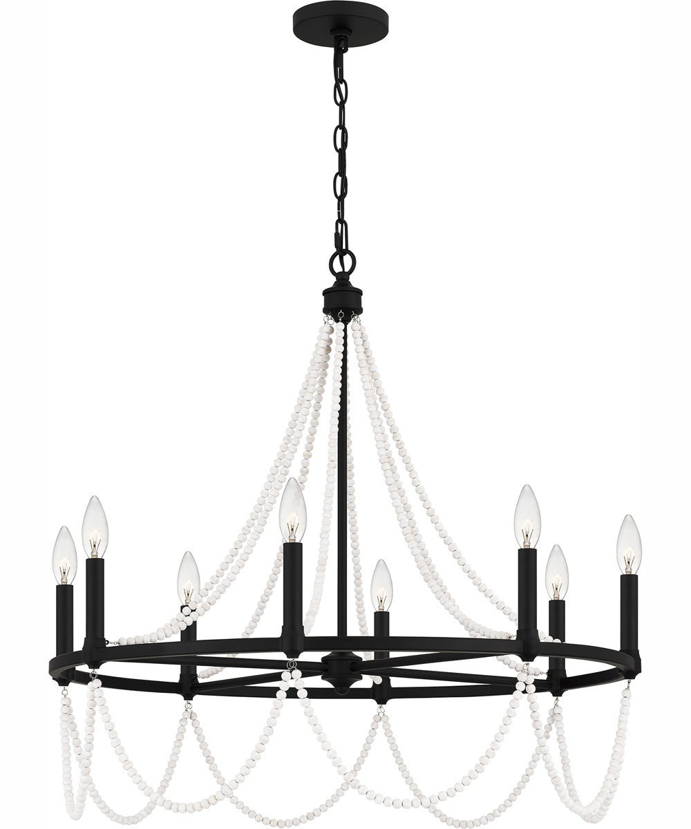 Brigitta 8-light Chandelier Matte Black