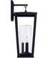 Elliott 3-Light Outdoor Wall-Lantern Rain or Shine - Black