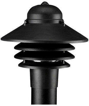Newport Non-Metallic 1-Light Post Lantern Textured Black