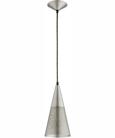 1-light Pendant Satin Nickel