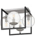 Kane 4-light Semi Flush Mount Earth Black