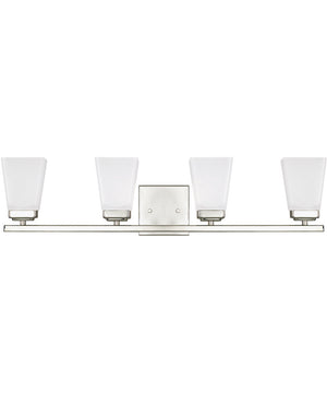 Baxley 4-Light Vanity In Polished Nickel