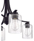 Bolden 4-Light Chandelier Flat Black