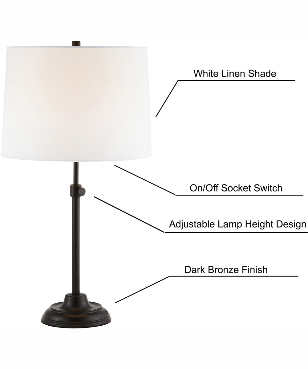 Sandoval 1-Light 3Pcs Floor & Table Lamp Set Orb/White Shade
