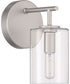 Hailie 1-Light Wall Sconce Satin Nickel