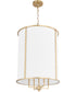 Eldorado 4-light Entry Foyer Hall Chandelier Aged Brass