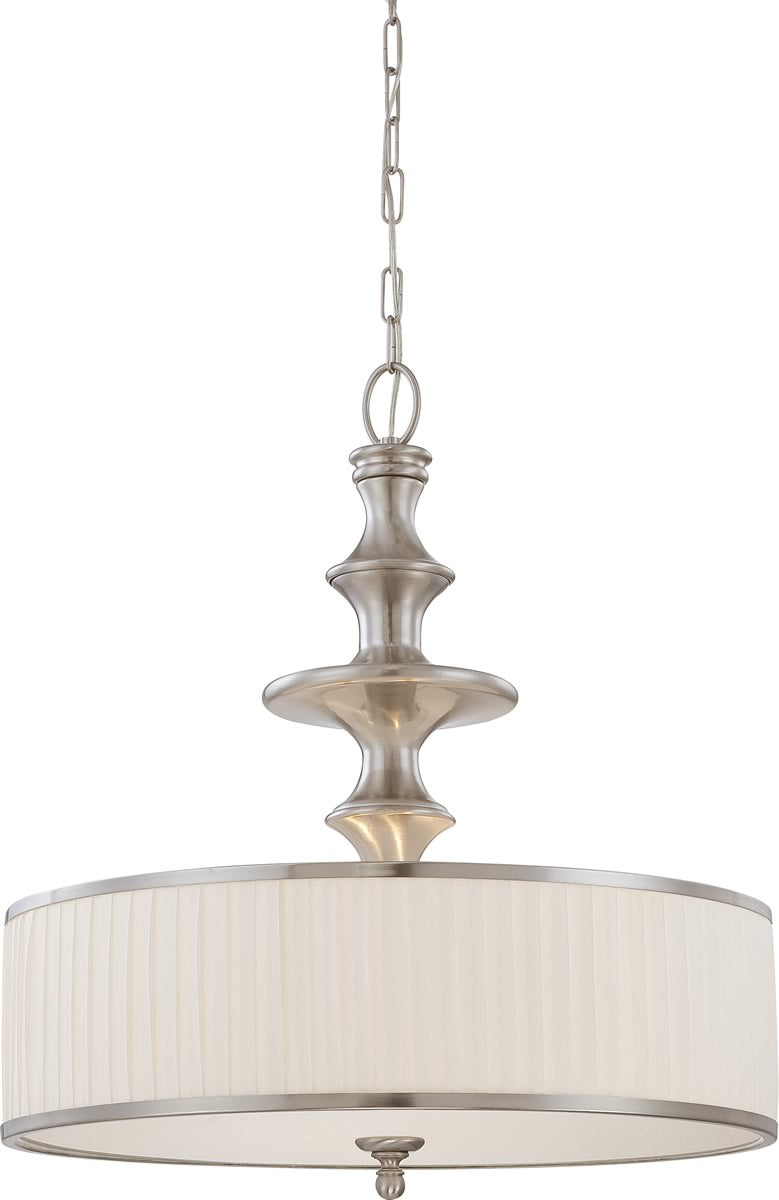 24"W Candice 3-Light Pendant Brushed Nickel