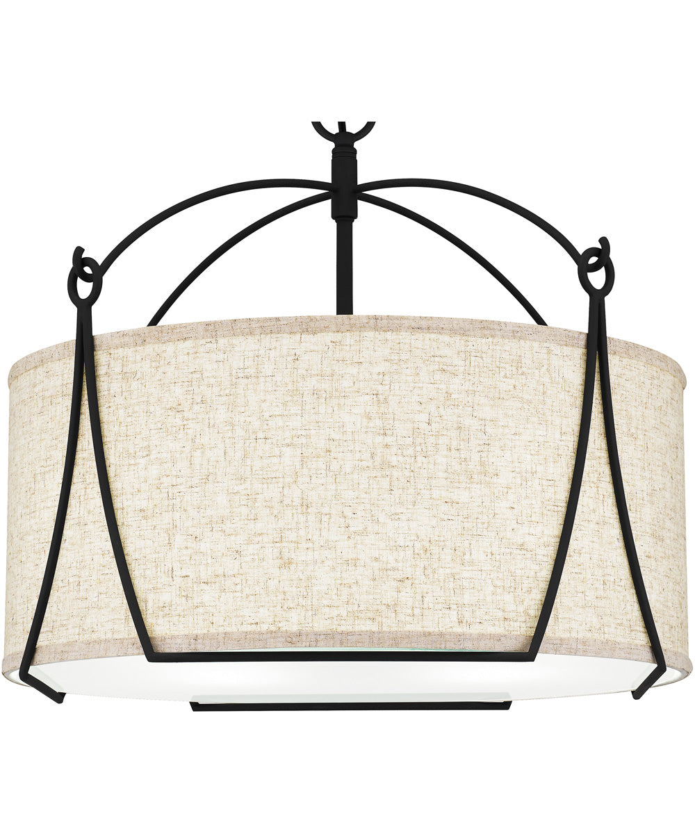 Adeline 4-light Pendant Earth Black