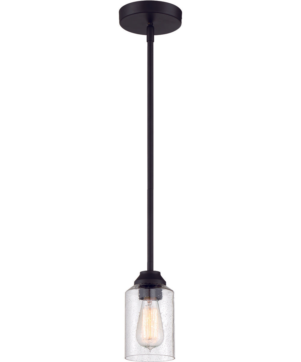 Chicago 1-Light Mini Pendant Flat Black