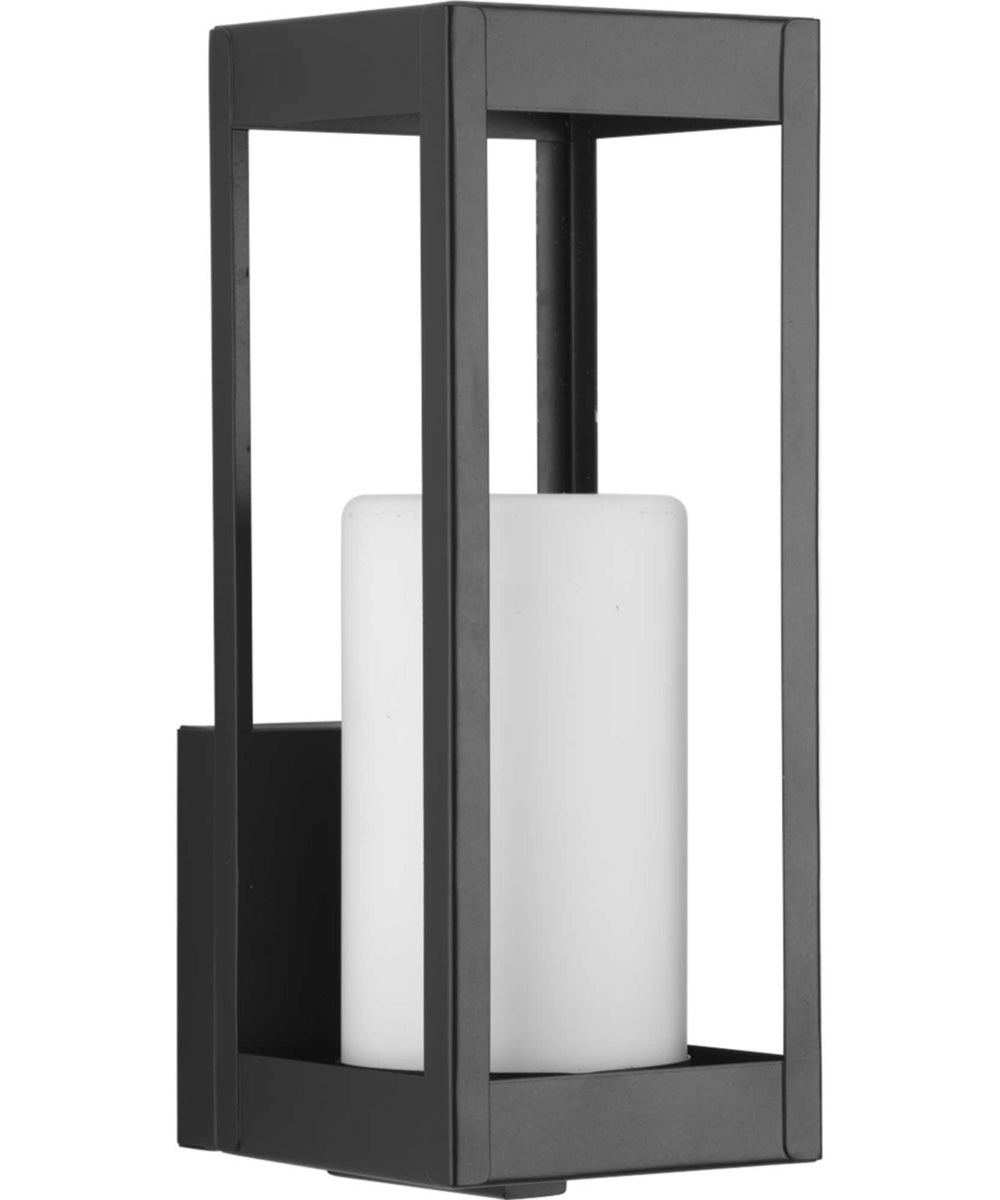 Patewood 1-Light Small Wall Lantern Matte Black