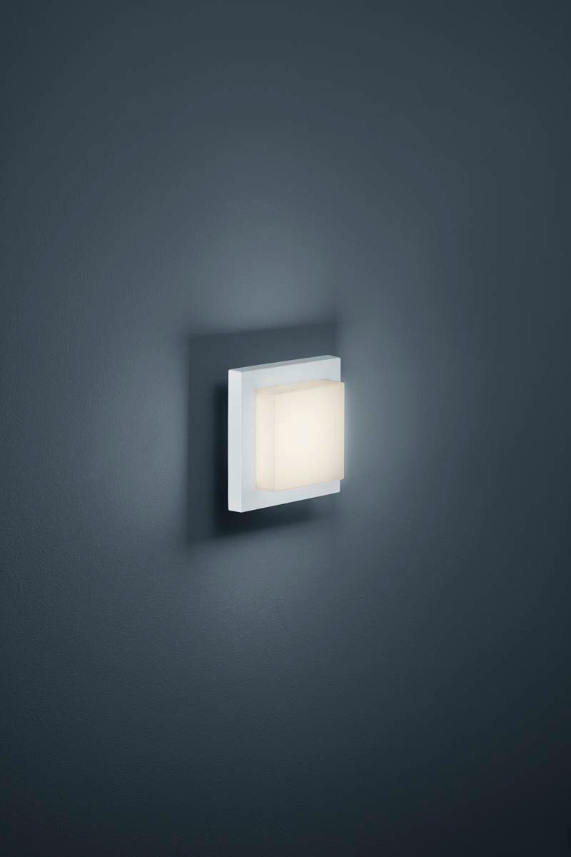 6"H Hondo LED Outdoor Wall Sconce White