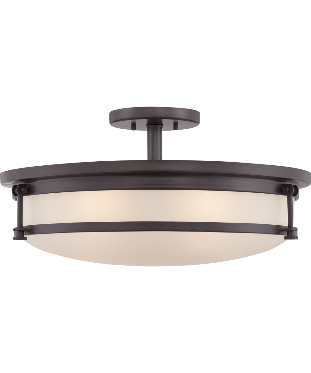 Sailor Extra Large 5-light Semi Flush Mount Western Bronze