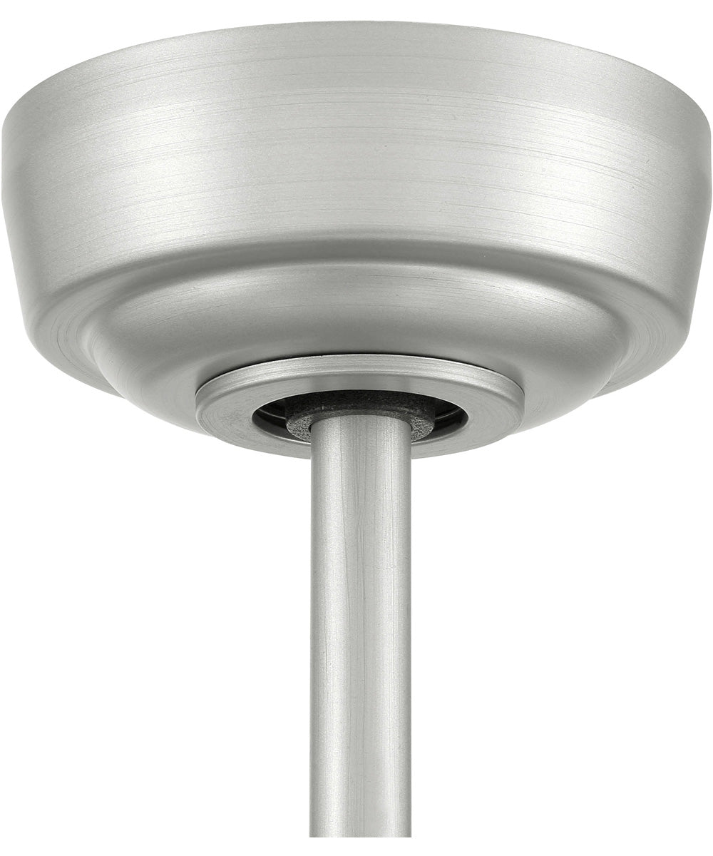 Rush 65" 1-Light Ceiling Fan (Blades Included) Painted Nickel